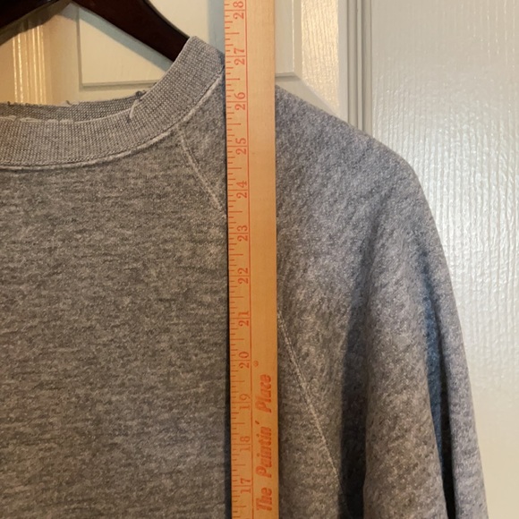 Vintage Discus Athletic Blank Pullover Sweatshirt Mens Size Large Gray USA Made - Picture 12 of 14